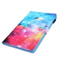 thumbnail image 6 of ELEHOLD Pattern Wallet Case for iPad Pro 11 inch 2024,Multi-Angle View Stand Leather Smart Flip Protective Cover with Card Holder & Pencil Loop, Wake/Sleep,Beautiful Starry Sky, 6 of 6