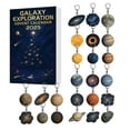 thumbnail image 2 of Galaxy Exploration Advent Calendar 2025, 24 Days Space-Themed Christmas Countdown with Planets, Stars, Galaxy Ornaments, 2D Galaxy Collection Kit Astronomy Gift for Science Fans & Space Lovers, 2 of 6
