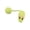 Green, variant on Moonsky Plush Mouse Cat Toy, Colorful Braided Tail Ball with Rattle Sound for Indoor Cats, Interactive Self-Playing Pet Exercise Toy