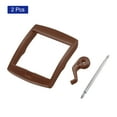 thumbnail image 3 of Unique Bargains Watch Strap Clasp Replacement Plastic Buckle for 20mm Width Watch Bands Brown 2 Pack, 3 of 5