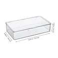 thumbnail image 6 of OUNONA Transparent Stackable Storage Box with Lid Multi Function Cutlery Organizer for Kitchen, 6 of 7