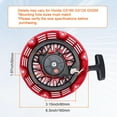 thumbnail image 5 of GX160 Recoil Starter for Honda GX140 GX160 GX200 5.5HP 6.5HP Engines – Universal Fit with Starter Cup, 5 of 21