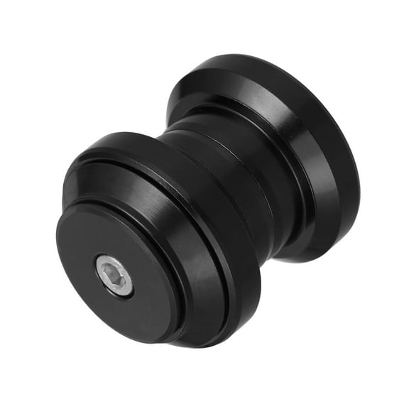 Unique Bargains 1-1/8" Bicycle Headset Combo Bike Threadless External Headset Sealed Cartridge Bearings w/ Top Cap Black