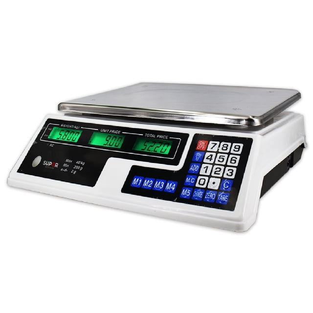 Bascula Digital Comercial, Bascula hasta 40 kilos comercio o negocio Supor Comercial