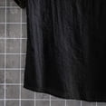thumbnail image 6 of Men's Lightweight Short Sleeve T Shirt with Traditional Chinese Closures Vintage Style, Comfortable, Breathable, 6 of 8