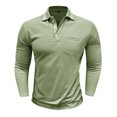thumbnail image 4 of pstuiky hombres de manga larga, Cárdigan informal de manga larga con botones y bolsillo para hombre Tops casuales para hombres xl, 4 of 7