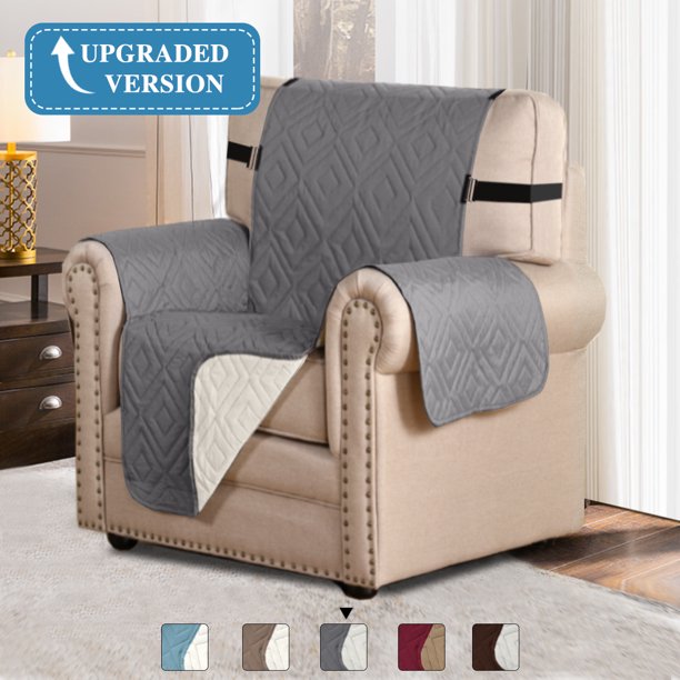 Updated Version Pet Friendly Reversible Furniture Sofa Protector with