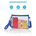thumbnail image 3 of Bagenius Clear Purse Bolsa transparente aprobada por el estadio con correas extraíbles para el trabajo, eventos deportivos y conciertos, 3 of 5