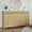 7 Natural Oak, variant on Litake 6 Drawer Dresser for Bedroom, Wooden Chest of Drawers, Fluted TV Stand, Storage Organizer for Living Room, Hallway and Entryway, Natural Oak