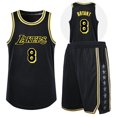 thumbnail image 1 of Kobe basketball uniform suit James jersey Lakers Zijin No. 24 team uniform student class uniform summer, 1 of 5