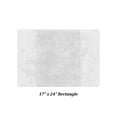 thumbnail image 4 of Better Trends 17" x 24" Bathroom Rug 100% Cotton Bath Rug Water Absorbent & Spray Latex Backing Bath Mat (White) Granada Collection, 4 of 6