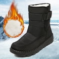 thumbnail image 2 of eczipvz Womens Shoes Girls Snow Winter Short For Women Boots Shoes Outdoor Boots Warm Bootie women's boots Wide Width Boots for Women (Black, 10), 2 of 4