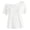 White, variant on Shirts for Girls High Neck Short Sleeve Kids Grey T Shirt Casual Base Girls Outfits Size 7-8 Years