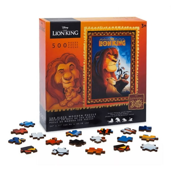 Disney Parks The Lion King 30th Anniversary Wooden Jigsaw Puzzle