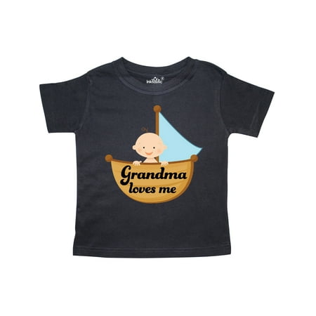 

Inktastic Grandma Loves Me grandchild Gift Toddler Boy Girl T-Shirt