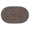 thumbnail image 3 of Better Trends 42" x 66" Oval Braided Rug 100% Polyester Durable and Stain Resistant Reversible Indoor Area Utility Rug, Chenille Tweed Collection - Dove & Chesnut, 3 of 5