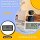 thumbnail image 4 of Billuyoard Reloj Termómetro LCD multifunción Higrómetro sensible Medidor de humedad electrónico inteligente Negro Blanco Despertadores Negro Type2 NO2 Billuyoard HA064513-01, 4 of 6
