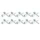thumbnail image 5 of Montaje 20PCS Manguera De Aire Acondicionado Conexión De Lengüeta Recta Aluminio Alta Resistencia Universal Para Automóviles Camiones, 5 of 7