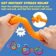 thumbnail image 2 of JOYIN 36 Pack Pop Tubes, Fidget Tubes Party Favors - 9 Colors, Connectable and Extendable for Stress Relief, 2 of 9
