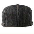 thumbnail image 5 of SikaFu Women Men Cap Spring Summer Sun Hat Denim Gastby Ivy Newsboy Flat Cap Adjustable Berets Men Women Cotton Jeans Beret Cap, 5 of 6