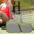 thumbnail image 1 of Bolsa organizadora para raquetas de pickleball, resistente al agua, multifunción, para equipo deportivo, mochila de tenis para entrenamiento familiar gris, 1 of 8