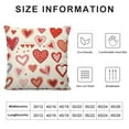thumbnail image 5 of Nawypu  Valentine's Day Pillow Covers Birthday Gifts Valentine Love Heart Pattern Throw Pillow Cover Decorations for SofaHome Decor, 5 of 5