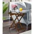 thumbnail image 1 of Convenience Concepts Table Plateau Pliant Designs2Go en Fini Bois Espresso, 1 of 7