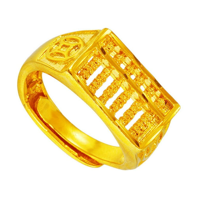 Abacus ring best sale gold