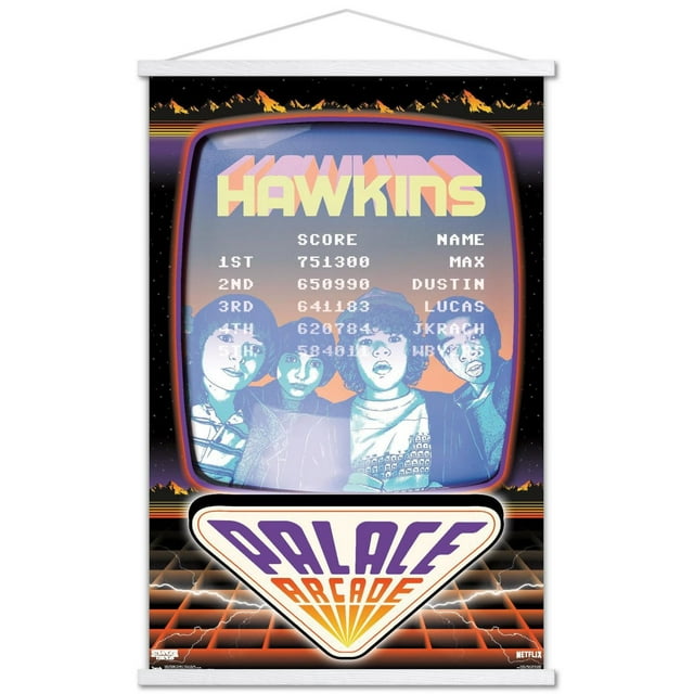 Netflix Stranger Things: Season 2 - Palace Arcade Wall Poster, 22.375" x 34"