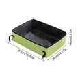 thumbnail image 2 of Foldable Litter Box Foldable Litter Pan Cat Toilet Portable Travel Leak-Proof Waterproof Pet Toilet Kitten Litterbox A, 2 of 5