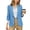 Blue, variant on Women's Solid Casual Blazer Open Front 3/4 Sleeve Lightweight Work Office Blazer Jacket with Pockets Business Collared Mint Green, Gifts for Women