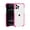 Hotpink, variant on For iPhone 13/14 Acrylic [Magnetic Circle] Tough 2.5mm Transparent ShockProof Hybrid - Red