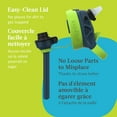 thumbnail image 3 of Contigo Kids Aubrey Straw Water Bottle, Leak-Proof, BPA-Free, Dishwasher Safe, Lime with Dogs, 3 of 6