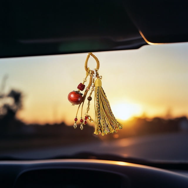 Sandalwood Persimmon Pendant Phone Chain Package Chain Car Pendant