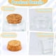 thumbnail image 5 of Botellas de vidrio OurWarm Square de 50 ml con tapa de corcho, paquete de 12, 5 of 7
