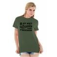 thumbnail image 4 of US Army Logo Wife Defending Freedom Men's Graphic T Shirt Tees Brisco Brands S, 4 of 6