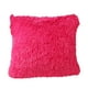 thumbnail image 2 of Thick Plush Wool Throw Pillow Covers 16x16 Inch Cream Soft Decorative Cushion Cover for Sofa Bedroom Pillow Shell -1 pc,Hot Pink, 2 of 2