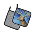 thumbnail image 2 of Carolines Treasures JMK1206PTHD Reindeer Pair of Pot Holders , 7.5HX7.5W, multicolor, 2 of 3