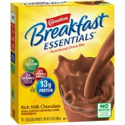 Carnation Breakfast Essentials Powder Drink Mix, Rich Milk Chocolate, 10 Count Box of 1.26 Ounce Packets (Pack of 6) (Packaging May Vary)