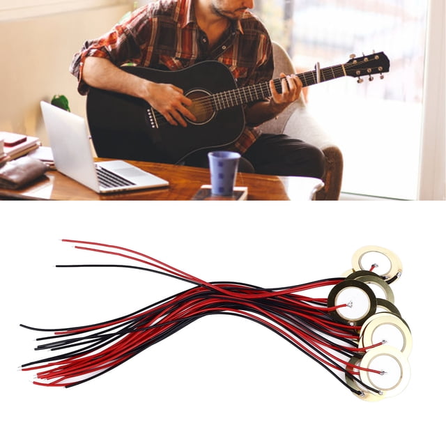 Juego de discos piezoeléctricos de 35 mm 15 discos de pastilla piezoeléctrica compatibilidad precisa para guitarra zumbador tambor ukelele ANGGREK Otros