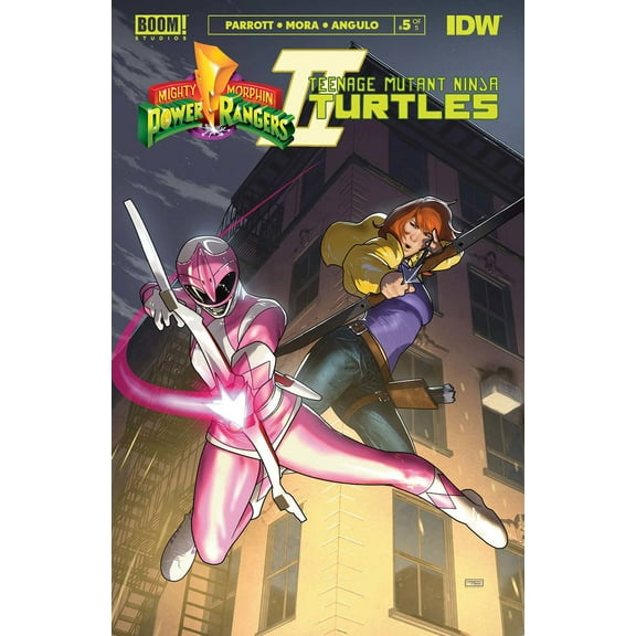 Mighty Morphin Power Rangers/ Teenage Mutant Ninja Turtles II #5E VF ; Boom! Comic Book