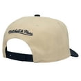 thumbnail image 2 of Men's Mitchell & Ness  Cream/Navy Sporting Kansas City Upside Down Pro Pinch Snapback Hat, 2 of 4