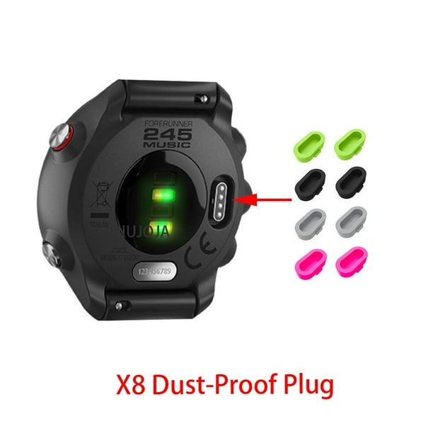 pour chargeur Garmin Forerunner 245 c ble de donn es de synchronisation de charge 2 pi ces de protection d cran en verre tremp HD 8 pi ces