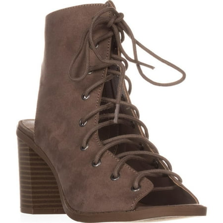 Birkenstock Taupe Arizona Sandals - Womens Savanah Lace-Up Casual Sandals, Taupe