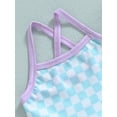 thumbnail image 4 of Kmbangi Toddler Girls Swimsuits 2Pcs, Summer Ruffle Bikini Set Beachwear Bathing Suits, 4 of 9