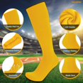 thumbnail image 5 of WHIPPY Baseball Socks for Youth Kids Boys Girls Knee High Tube Socks for Softball Football Soccer 3 Pairs, 5 of 6