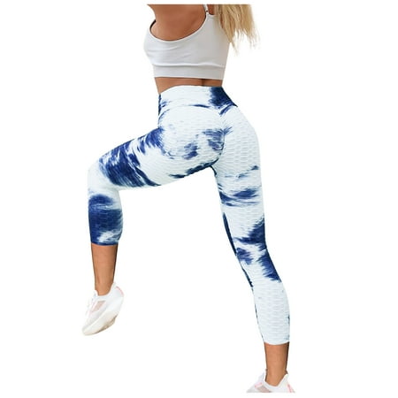 Yoya Pants In Plus Size Women's Tie-dye Breathable Hip Lifting Exercise ...