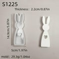 thumbnail image 3 of Easter Rabbits Heart Candle Silicone Molds DIY Rabbits Love Aromatherapy Plaster Cement Resin Soap Making Mold Crafts Home Decor, 3 of 4