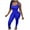 Blue, variant on Women's Jumpsuits, Rompers Overalls Sexy Camisole Jumpsuit Sleeveless Shapewear Bodysuit Solid Color Bodysuit Plus Size