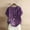 Purple#04, variant on Babysbule Womens Tops Womens Casual Loose Button Linen Plus Size Print Boho Tanic Shirt Blouse Tops